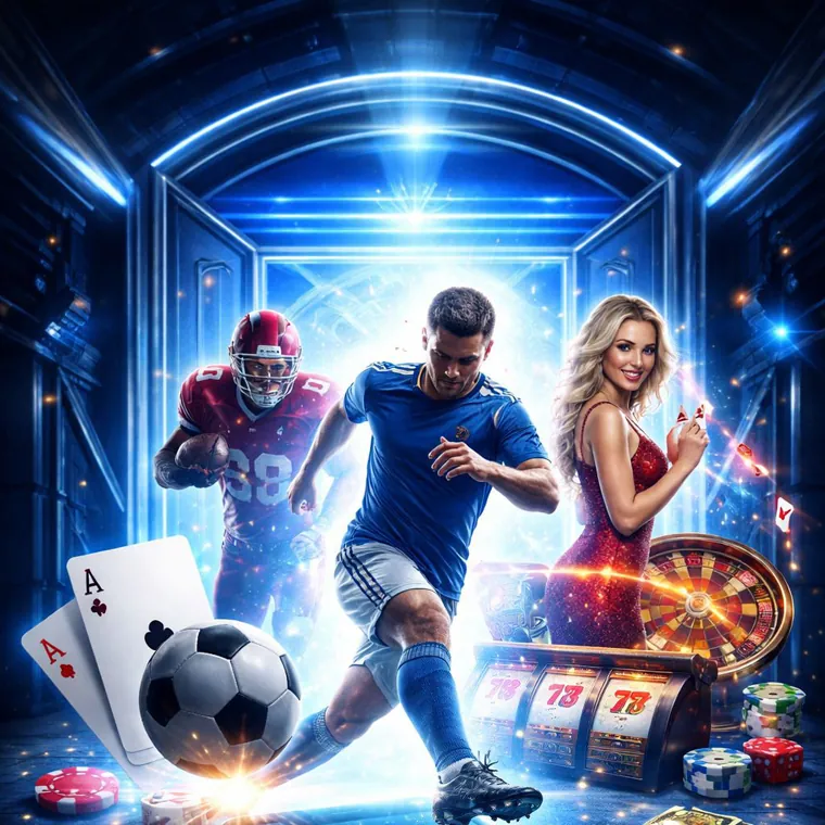 Live Blackjack game table with dealer